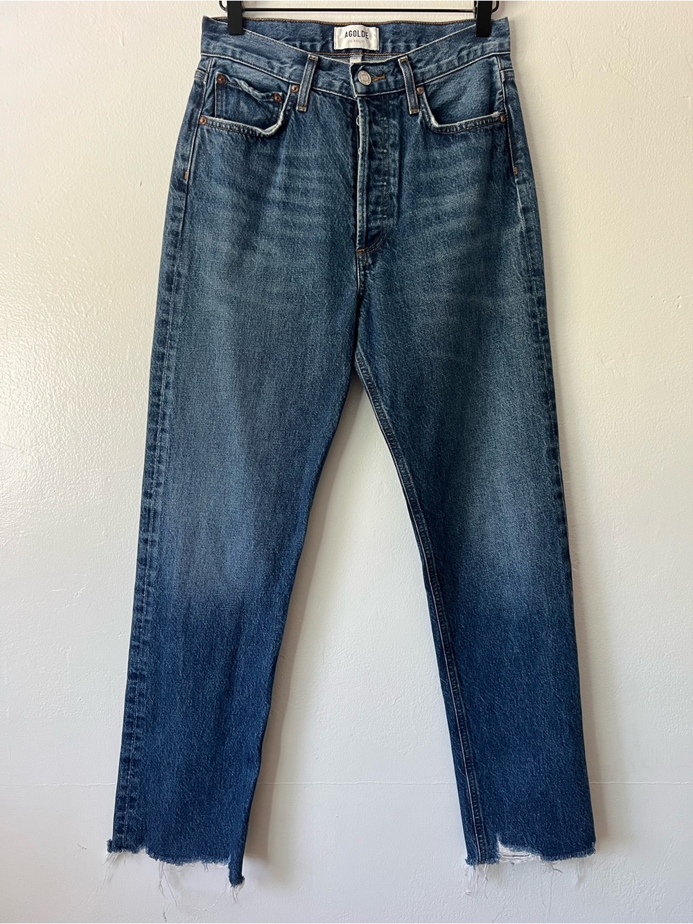 AGOLDE 90s Pinch Waist High-Rise Straight Jeans